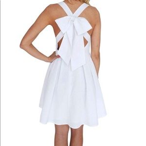 NWT Lauren James dress white with bow